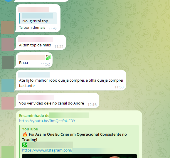 Relato de usuário com identidade ocultada